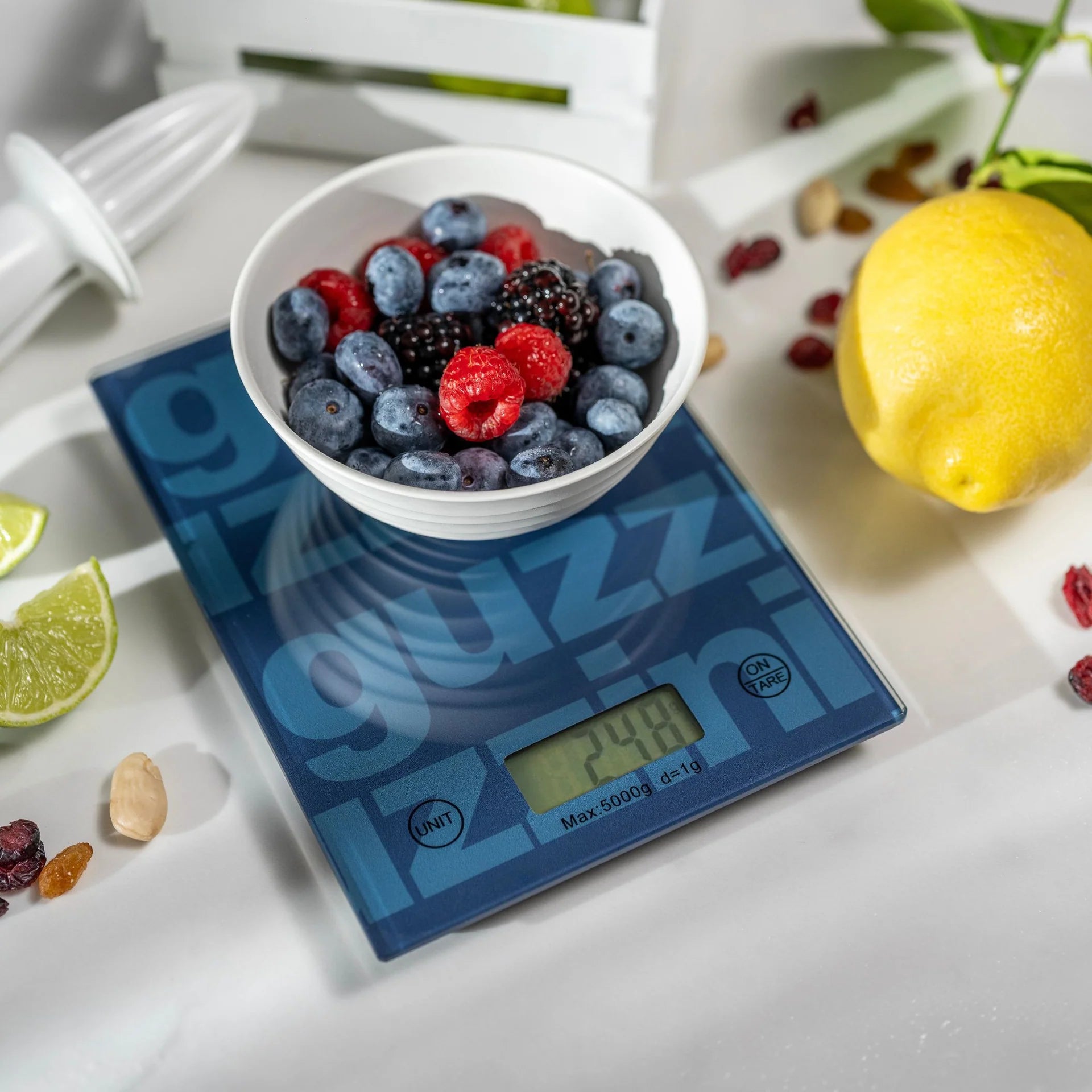 Bilancia Da Cucina - Rettangolare In Vetro / Label