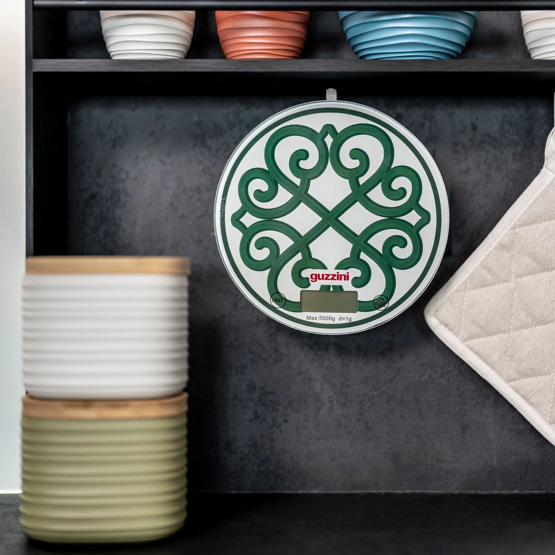 Bilancia Da Cucina - Tonda In Vetro / Harmonia