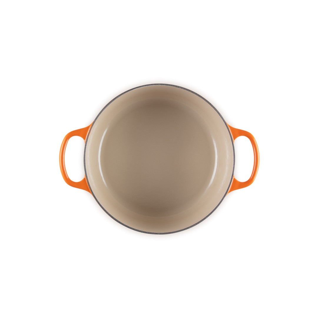 Le Creuset Cocotte rotonda Evolution in ghisa Arancio 24cm