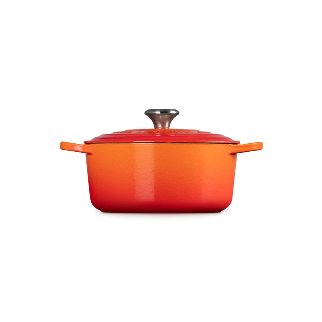 Le Creuset Cocotte rotonda Evolution in ghisa Arancio 24cm