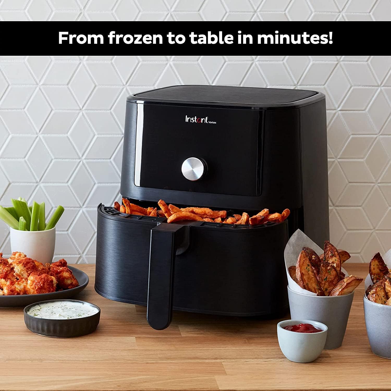Friggitrice ad aria calda Vortex 4 in 1, 1700 W, 5,7 Litri