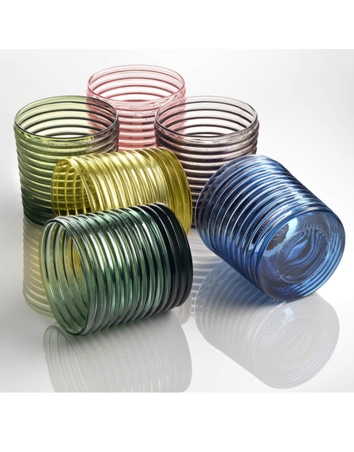 Vertigo set di 6 bicchieri in colori assortiti