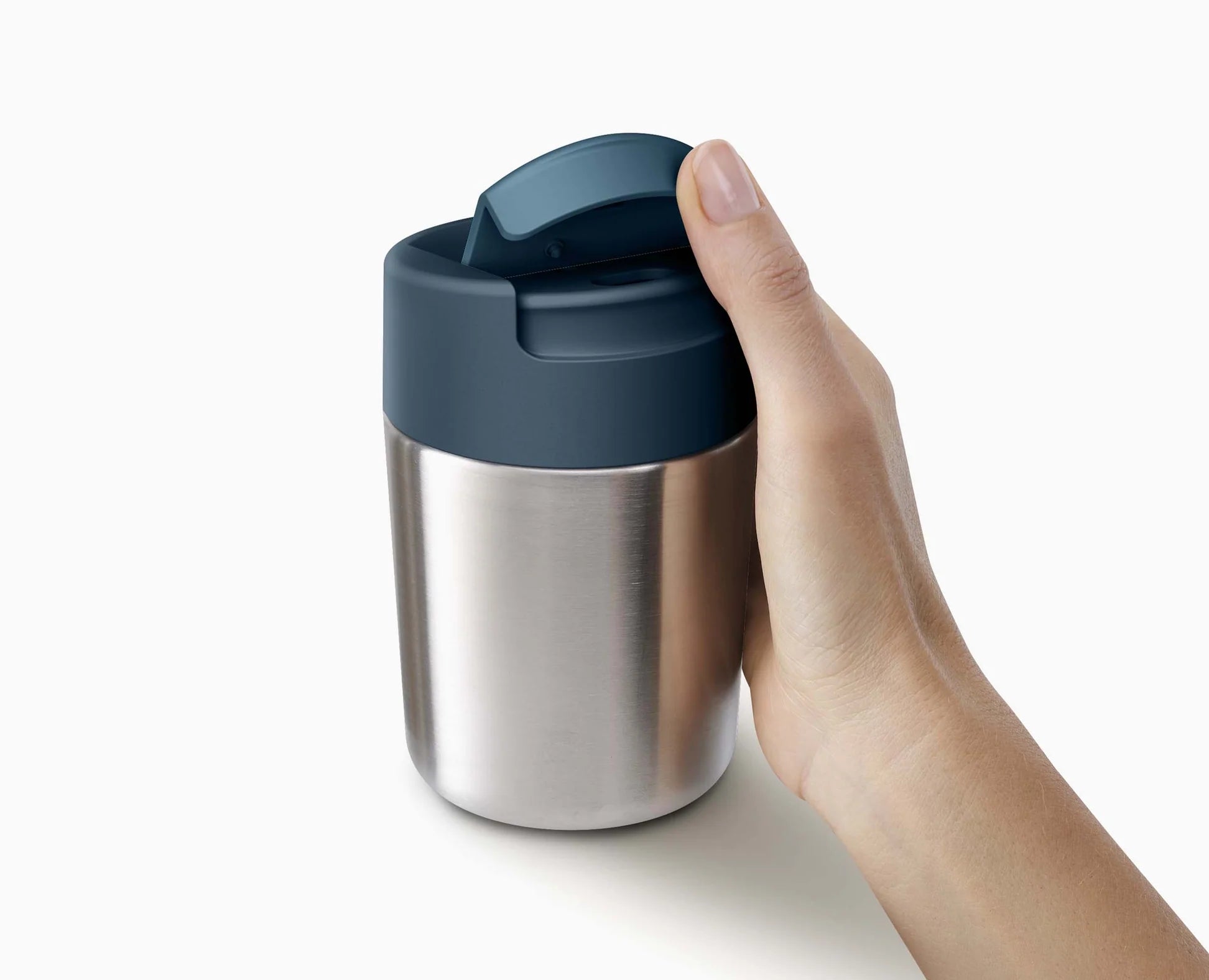Tazza da viaggio in acciaio inossidabile Sipp™ con coperchio igienico 340 ml