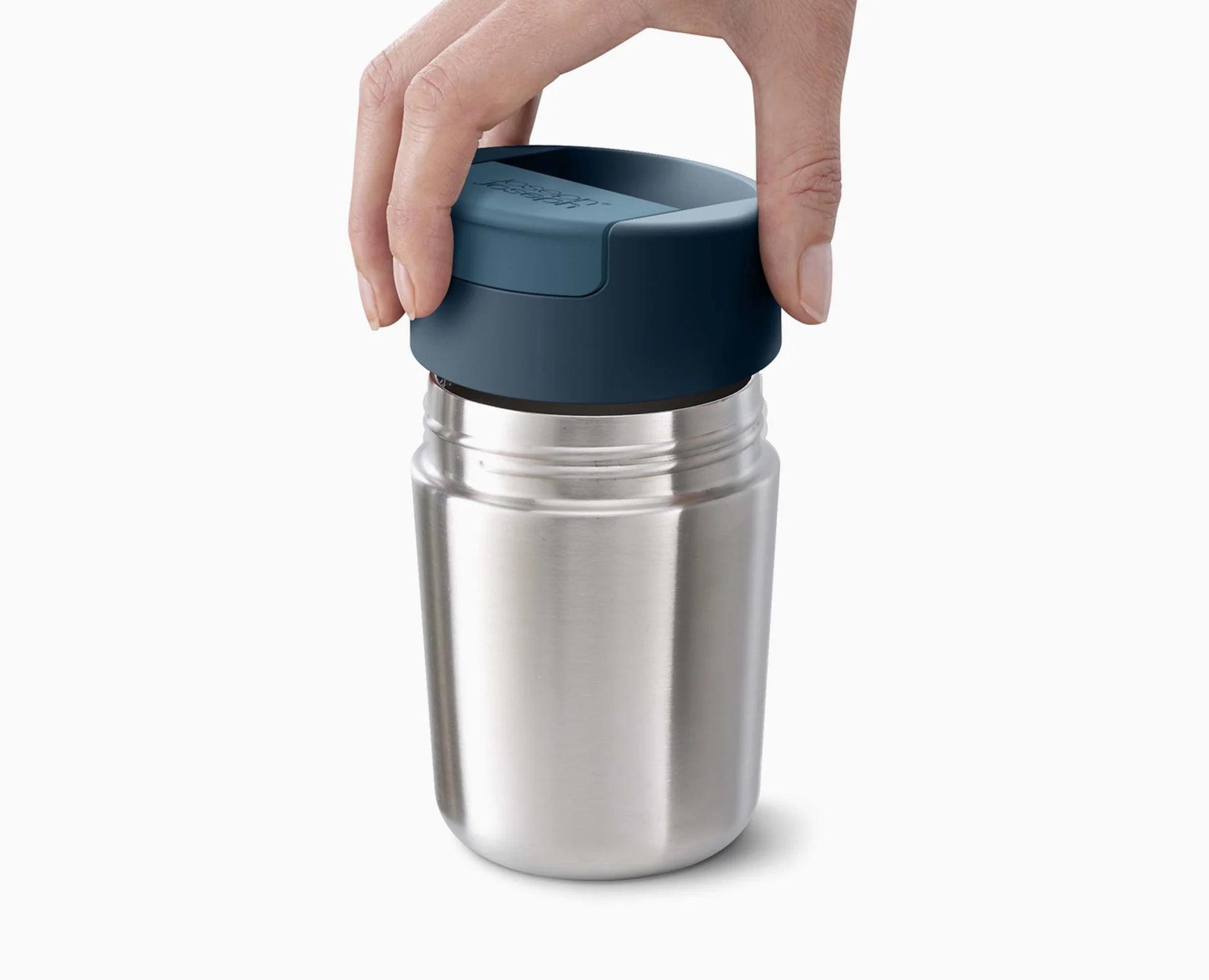 Tazza da viaggio in acciaio inossidabile Sipp™ con coperchio igienico 340 ml