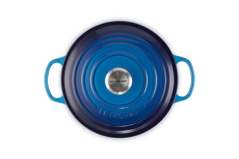 Le Creuset Cocotte rotonda Evolution in ghisa 24cm blu azore