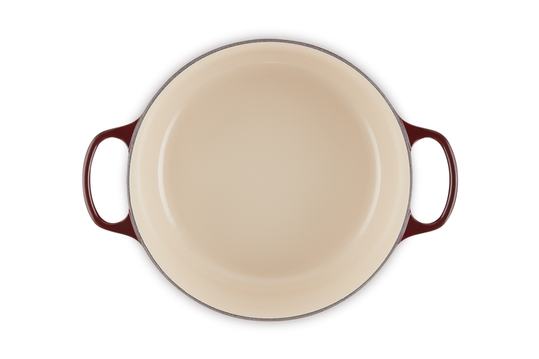 Le Creuset Cocotte rt Evo 28 RhoneCocotte rotonda Evolution 28cm Rhone pomolo or