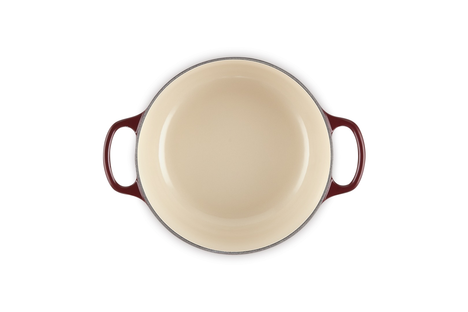 Cocotte rotonda Evolution in ghisa vetrificata - 20 cm, 2.4L Garnet