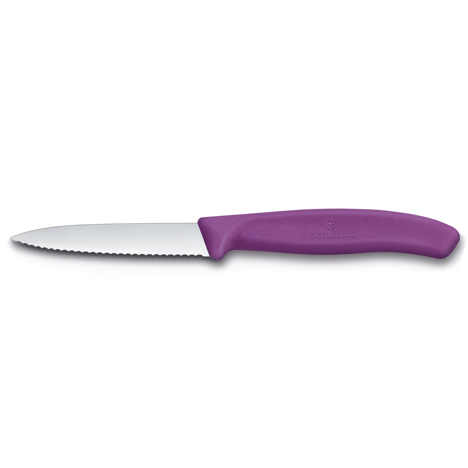 Spelucchino ondulato manico rosa - Swiss Classic