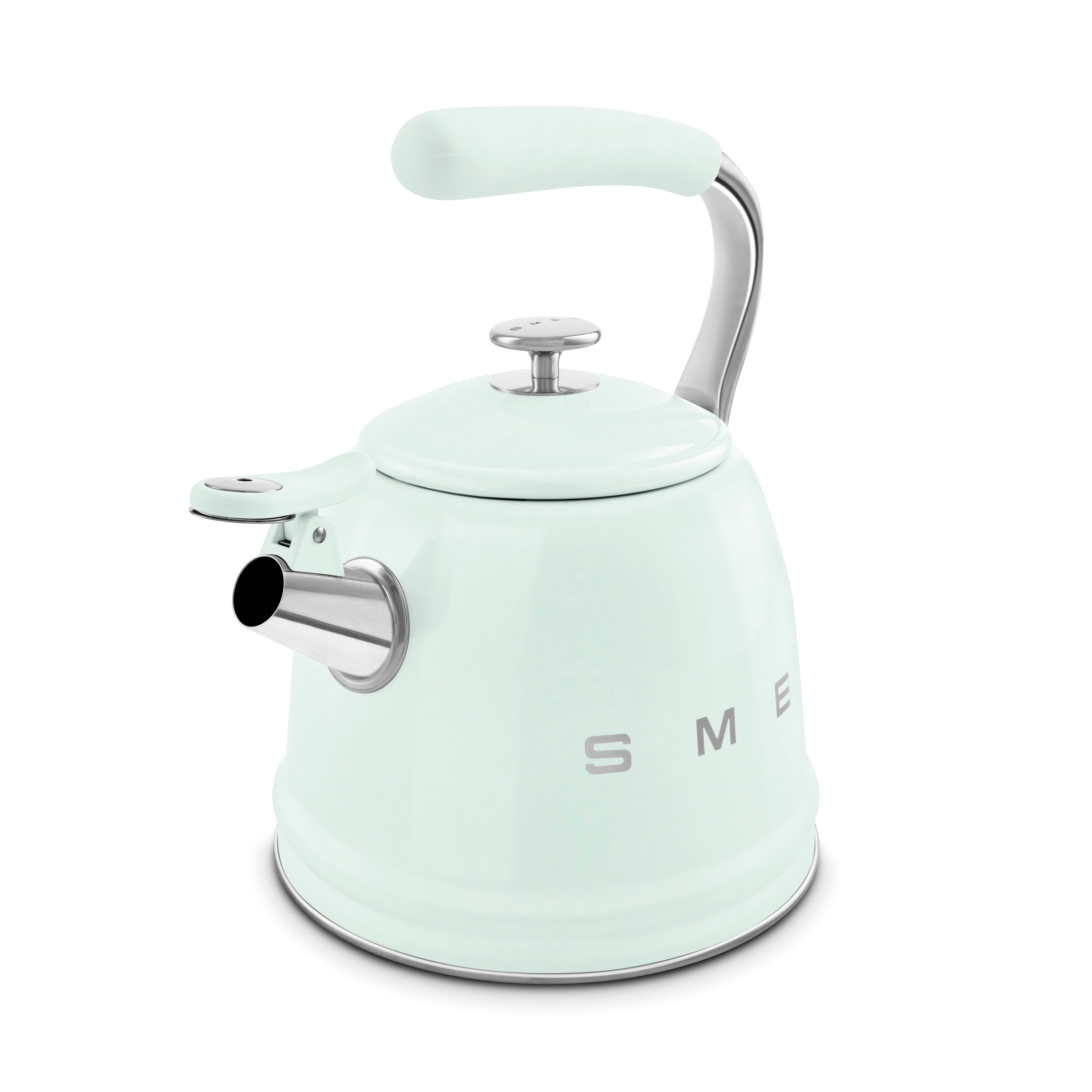 Smeg - Bollitore a fischio Verde pastello