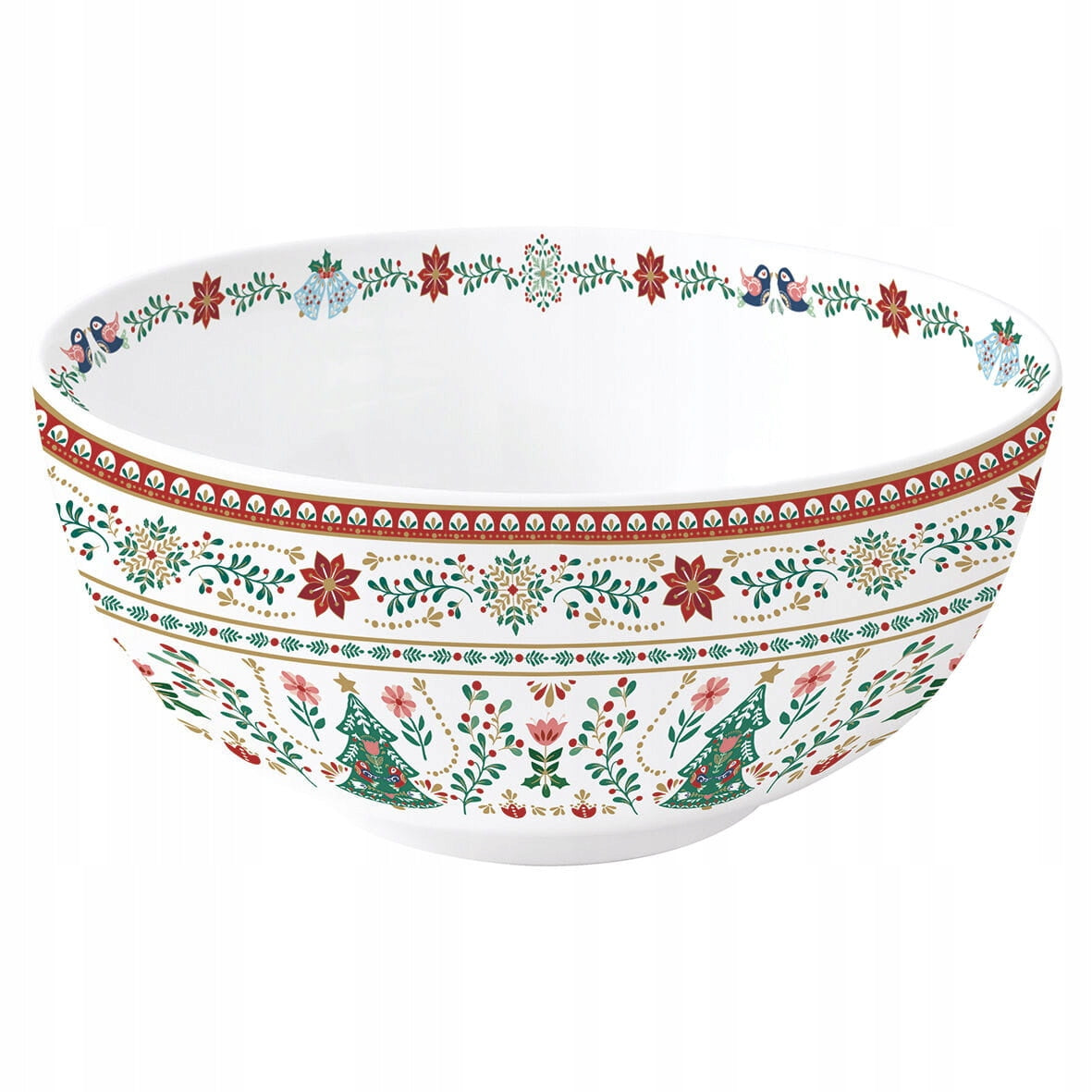 Easy Life - Ciotola in porcellana 23 cm " CHRISTMAS FOLK "