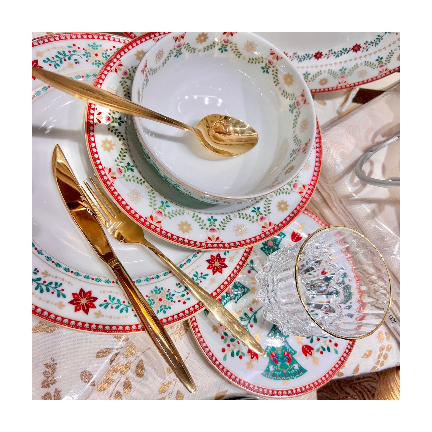 Easy Life - Set 18 piatti " CHRISTMAS FOLK "