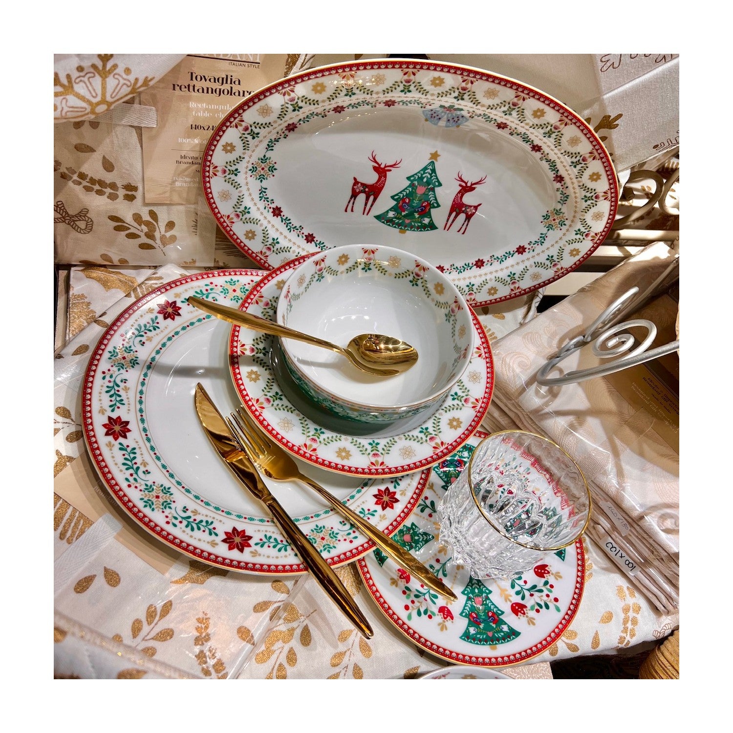 Easy Life - Set 18 piatti " CHRISTMAS FOLK "