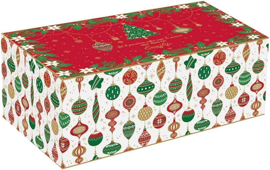 Easy Life - set 2 tazzine espresso con piattini e caffettiera 3 tazze