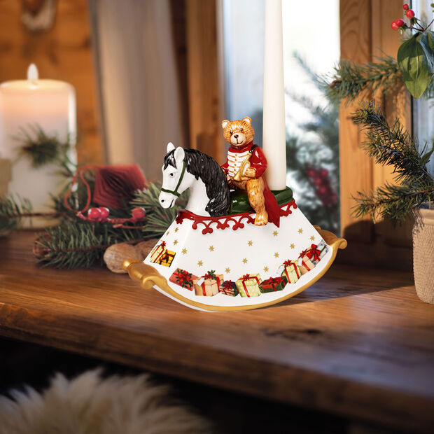 Villeroy & Boch, Portacandele Cavallo a Dondolo Christmas Toys