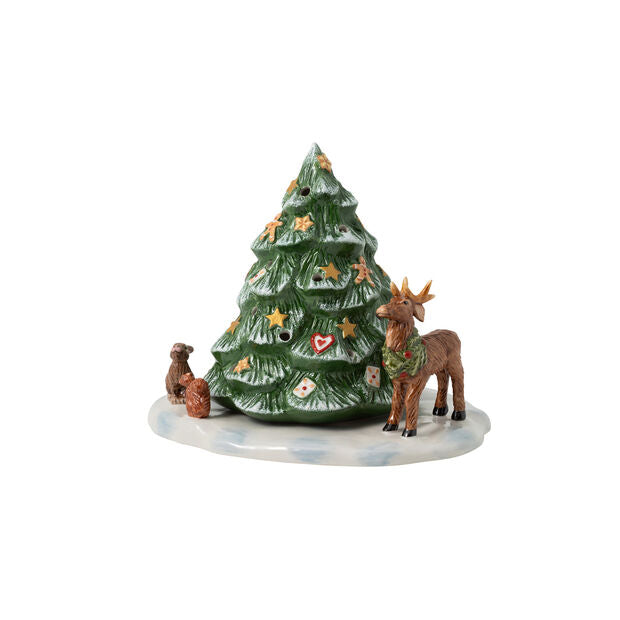 Villeroy & Boch, Portacandela Albero di Natale con Animali del Bosco Christmas Toys