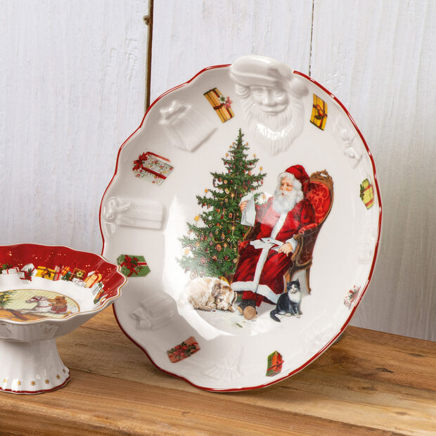 Villeroy & Boch, Ciotola con Rilievo Babbo Natale Toy's Fantasy