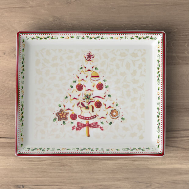 Villeroy & Boch, Piatto Pasticceria Rettangolare Piccolo Winter Bakery Delight