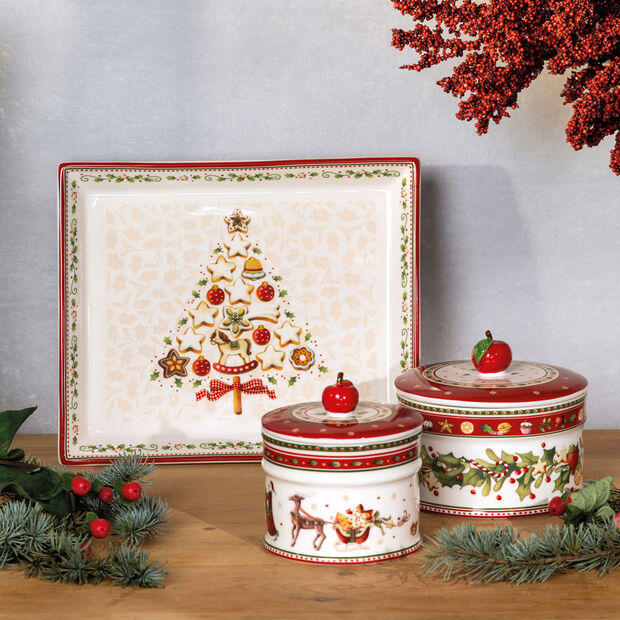 Villeroy & Boch, Piatto Pasticceria Rettangolare Piccolo Winter Bakery Delight