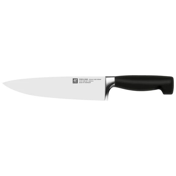 Zwilling, Set Coltelli con ceppo a sistema autoaffilante Bianco, Four Star, 7pz