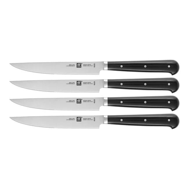 Zwilling, Set di Coltelli da Bistecca Seghettato, 4 Pezzi