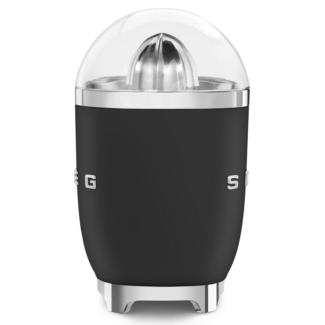 Smeg, Spremiagrumi Nero Opaco, Estetica 50's Style, CJF01BLMEU