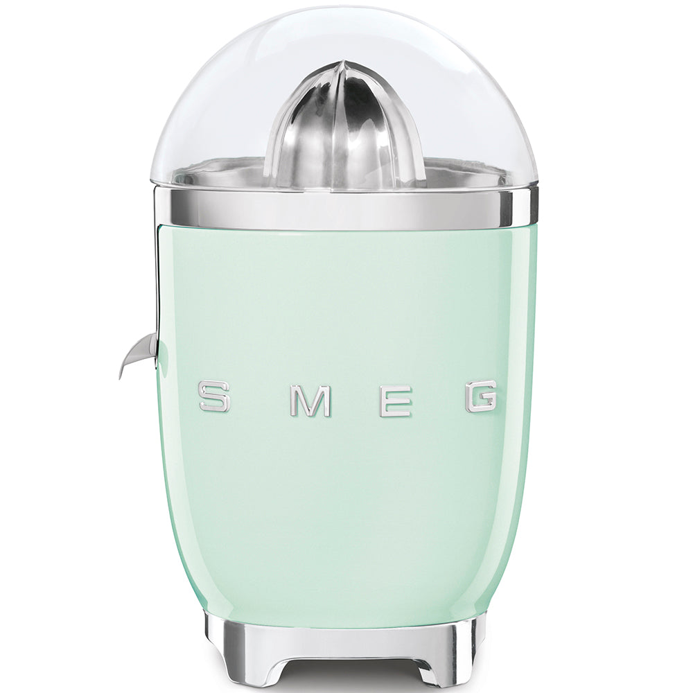 Smeg, Spremiagrumi Verde Pastello Lucido, Estetica 50's Style, CJF11PGEU