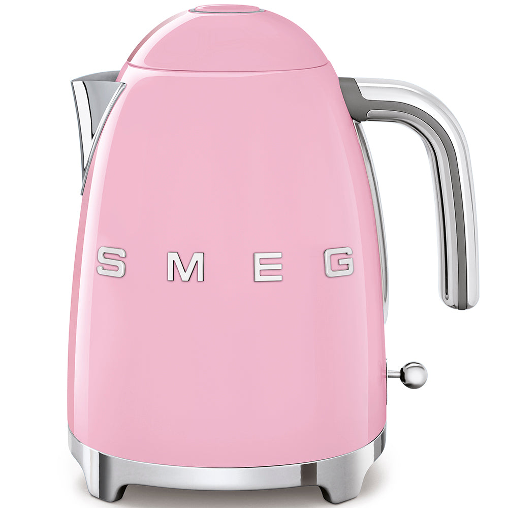 Smeg, Bollitore elettrico Rosa, Estetica 50's Style, KLF03PKEU