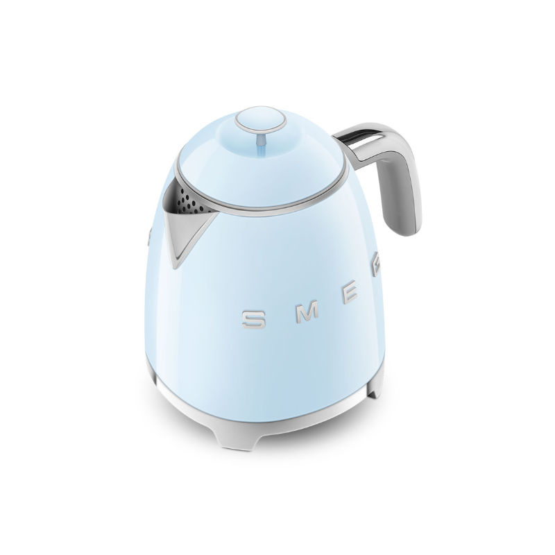 Smeg, Bollitore elettrico piccolo, Estetica 50's Style, Azzurro