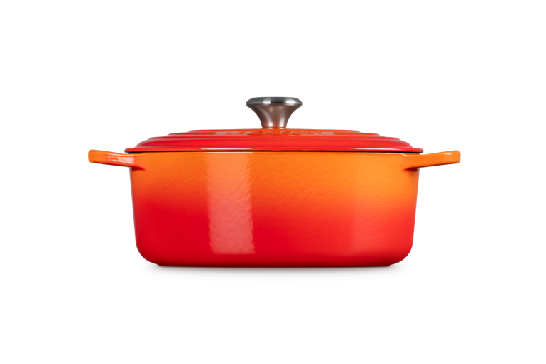 Le Creuset, Cocotte Ovale Evolution in Ghisa Vetrificata, Ø 29cm, Colore Arancio