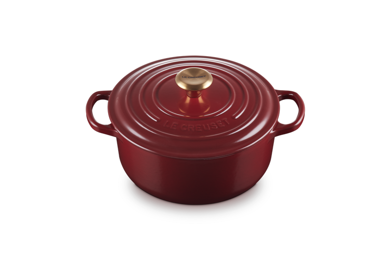 Le Creuset, Cocotte Rotonda Evolution, Ghisa Vetrificata, Ø 20cm, Colore Garnet