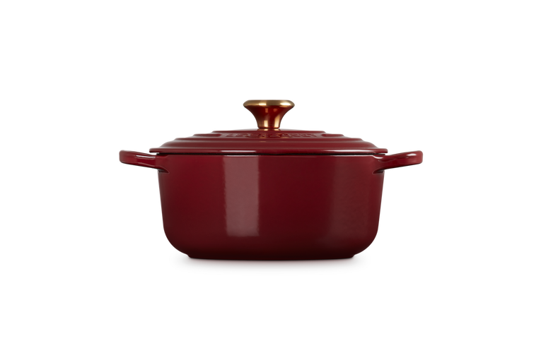 Le Creuset, Cocotte Rotonda Evolution, Ghisa Vetrificata, Ø 20cm, Colore Garnet