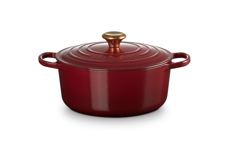 Le Creuset, Cocotte Rotonda Evolution, Ghisa Vetrificata, Ø 26cm, Colore Garnet