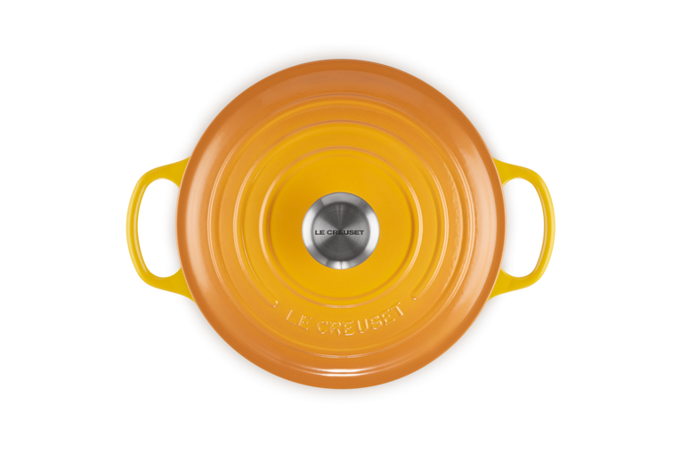 Le Creuset, Cocotte Rotonda Evolution, Ghisa Vetrificata, Ø 24cm, Colore Nectar