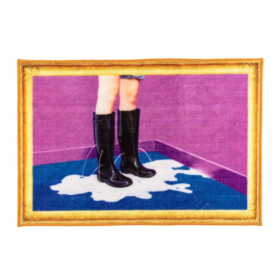 Seletti, Tappeto da Bagno Milky Boots, Toiletpaper Home