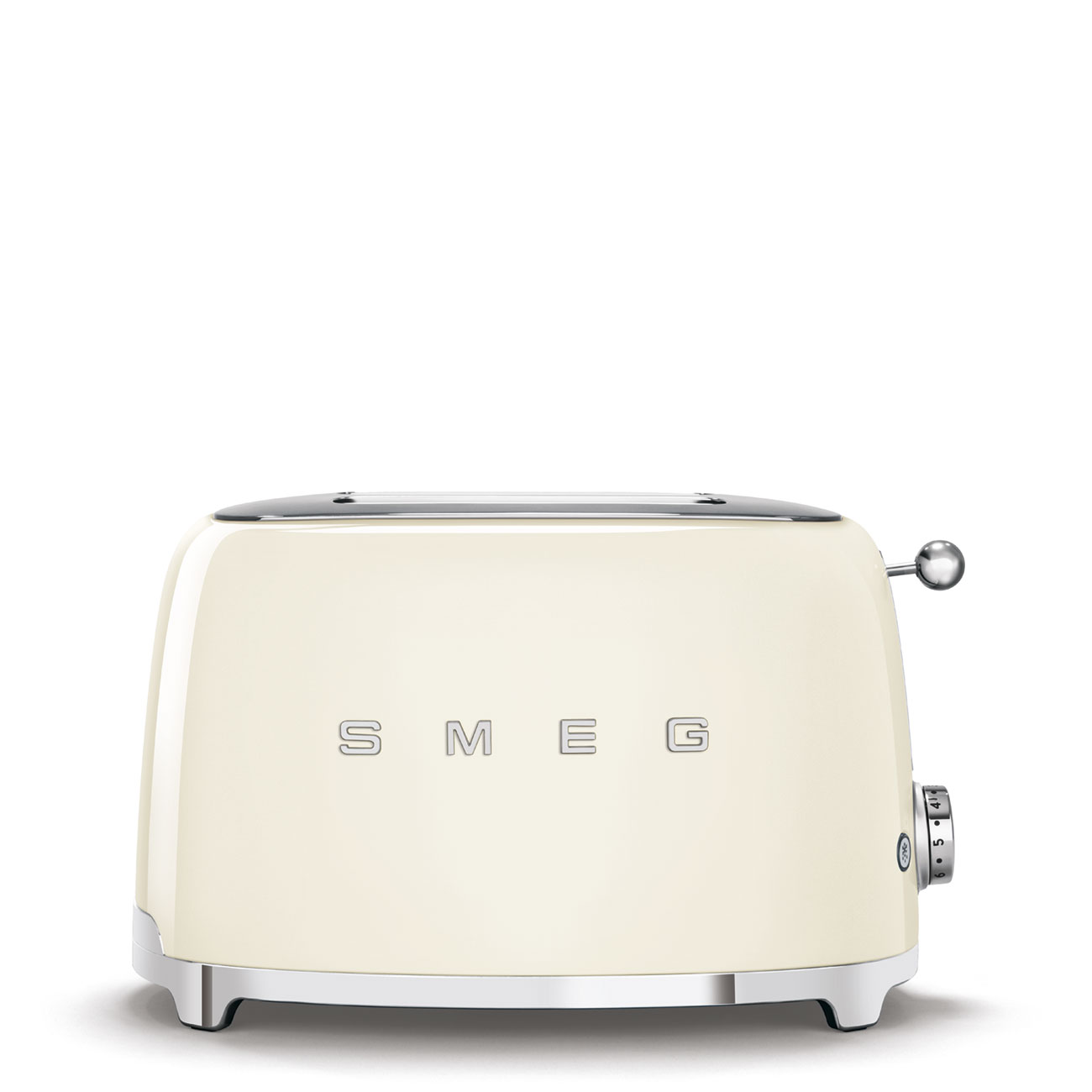 Smeg, Tostapane 2 fette Panna Lucido, Estetica 50's Style, TSF01CREU