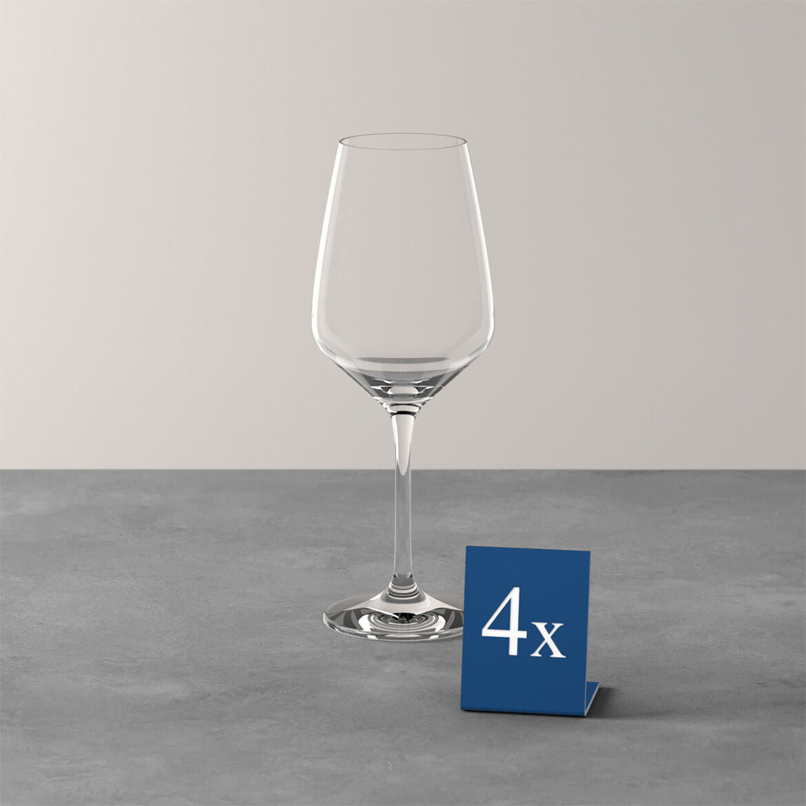 Villeroy & Boch, Calice Vino Bianco Voice Basic Glas, Set di 4 Pezzi