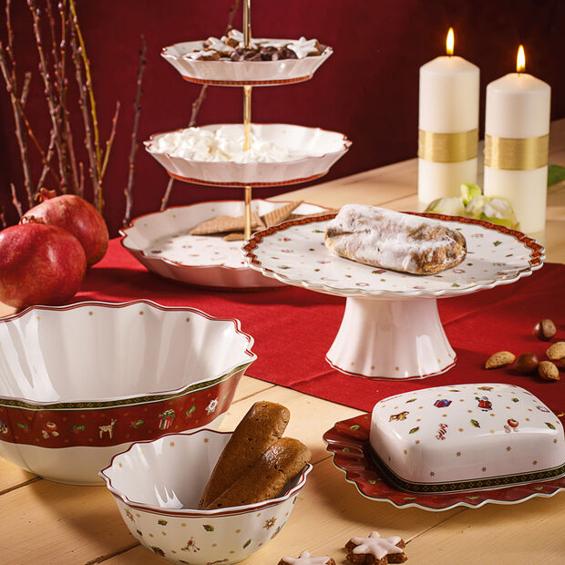 Villeroy & Boch, Piatto da Torta Piccolo su Piedistallo Toy's Delight