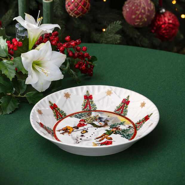 Villeroy & Boch, Ciotola Pupazzo di Neve, Toy's Fantasy, 16.5cm