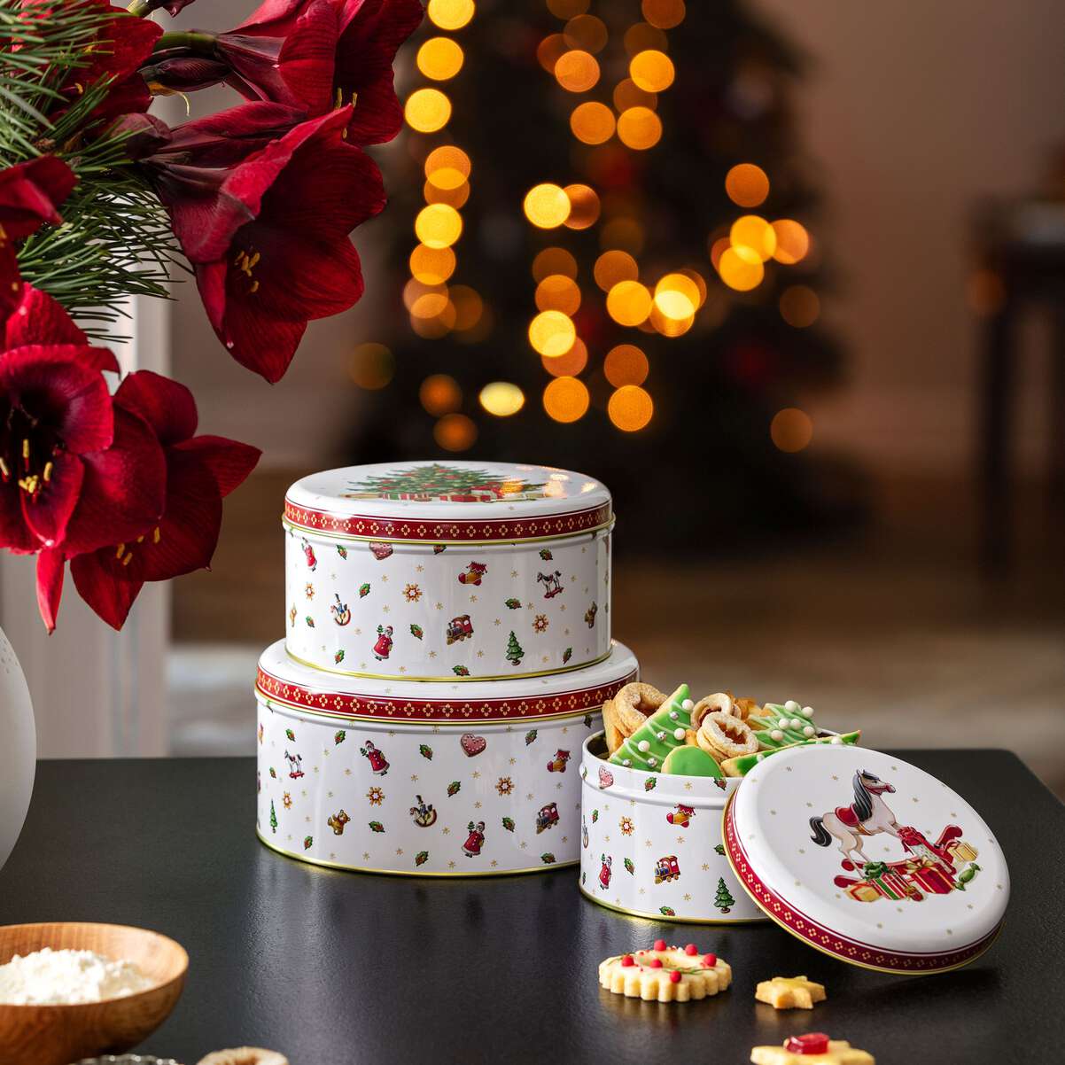 Villeroy & Boch, Set di Biscottiere Winter Collage