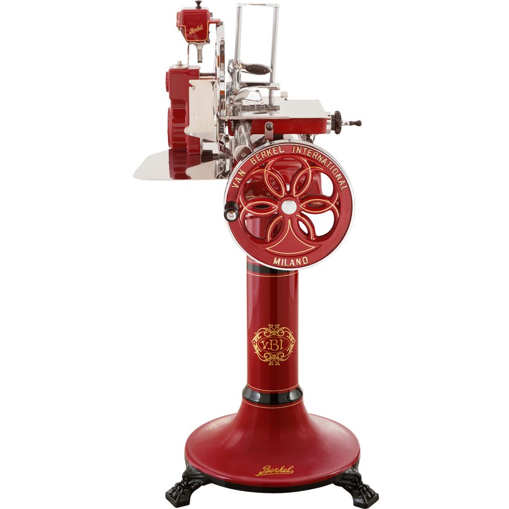 Berkel, Piedistallo rosso per affettatrice manuale a volano B114 / Tribute / B3 / BS300