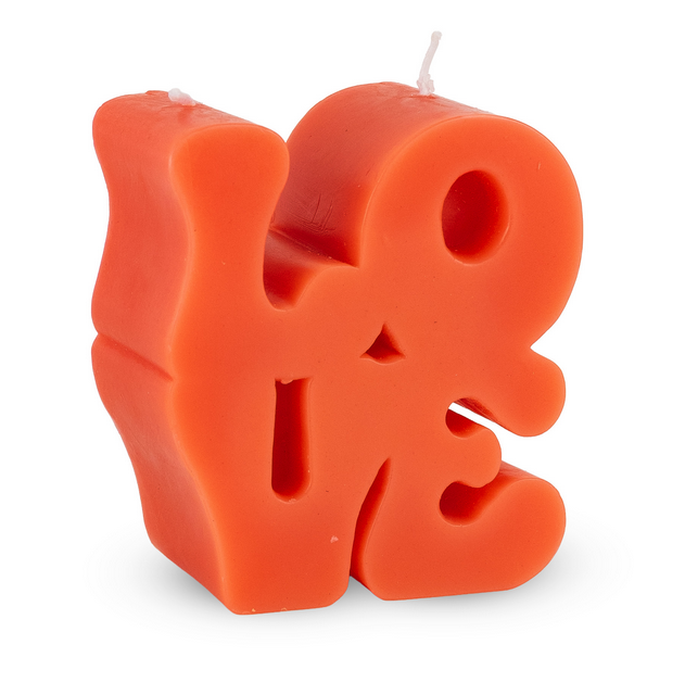 Candela profumata in paraffina / Decoro Love.