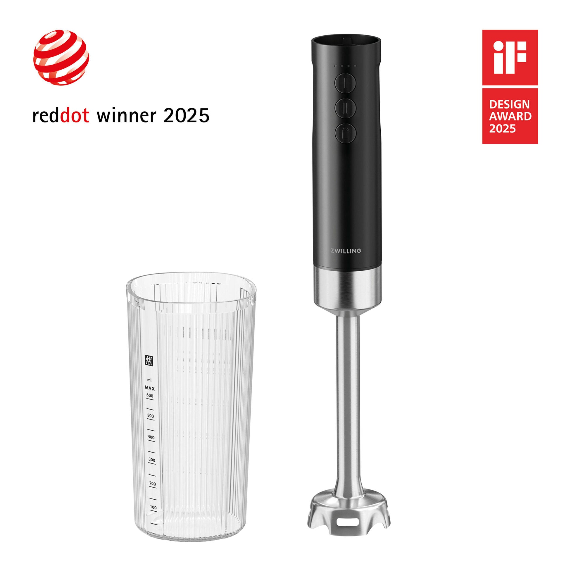 Frullatore a immersione senza filo / Batteria non inclusa - Nero