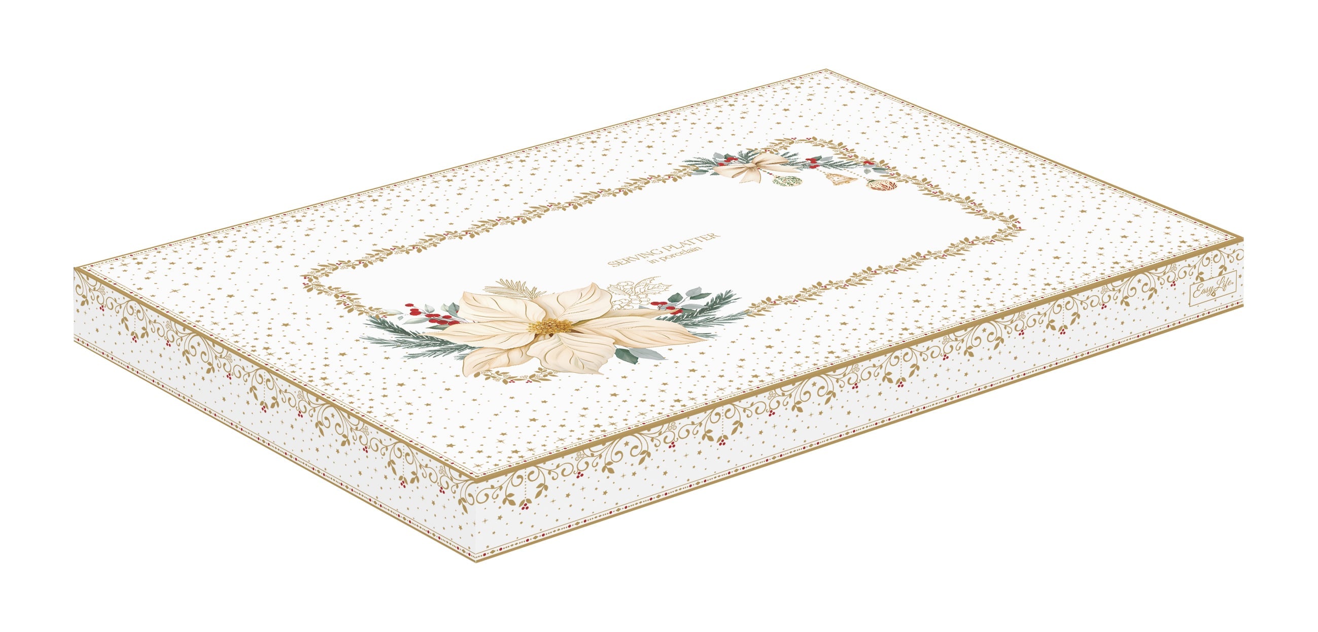 Vassoio ovale in Color Box - 35x23,5 cm / White Elegance