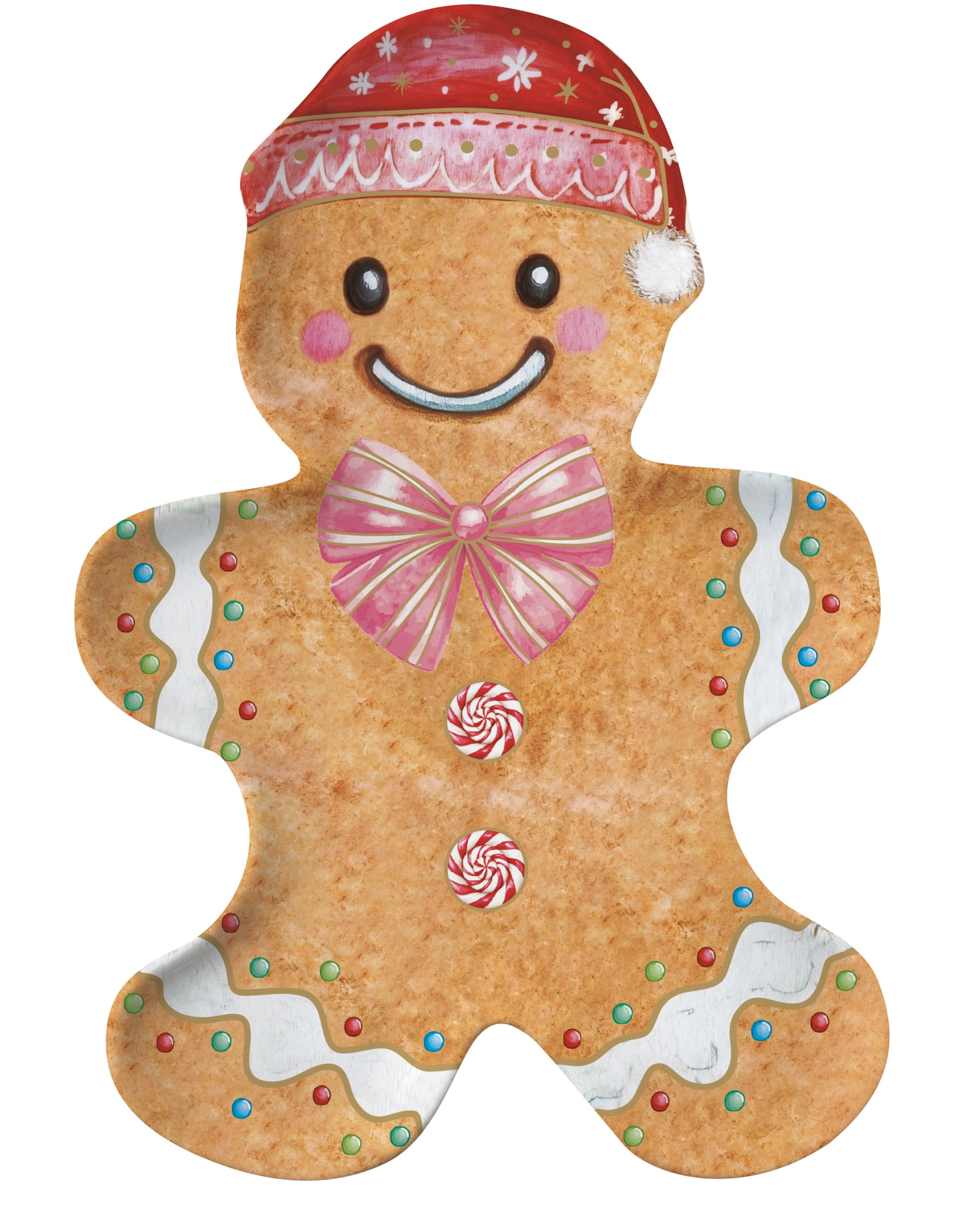 Piatto sagomato In Color Box - 17x25 cm / Sweet Christmas