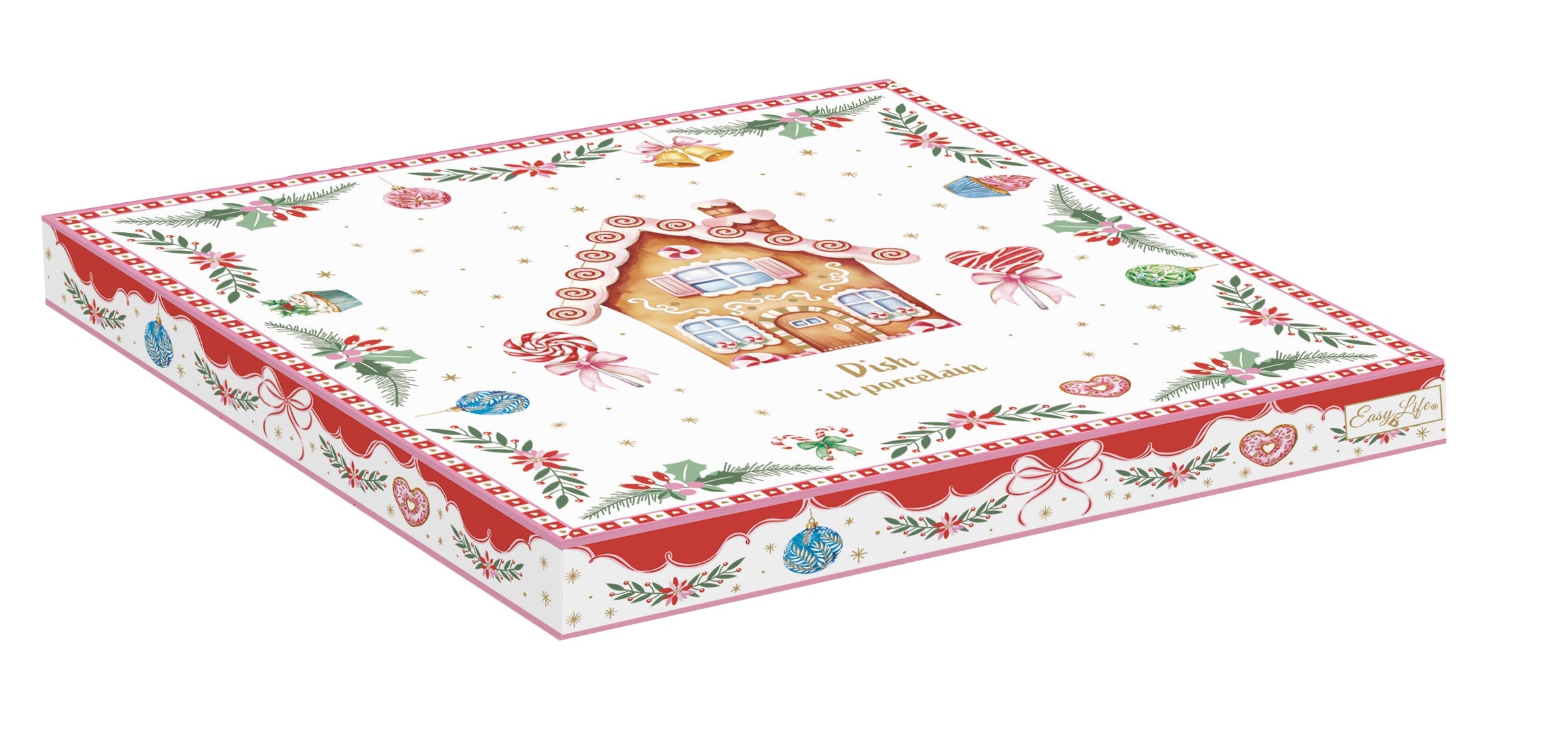 Piatto a cuore In Color Box - 20x19 cm / Sweet Christmas