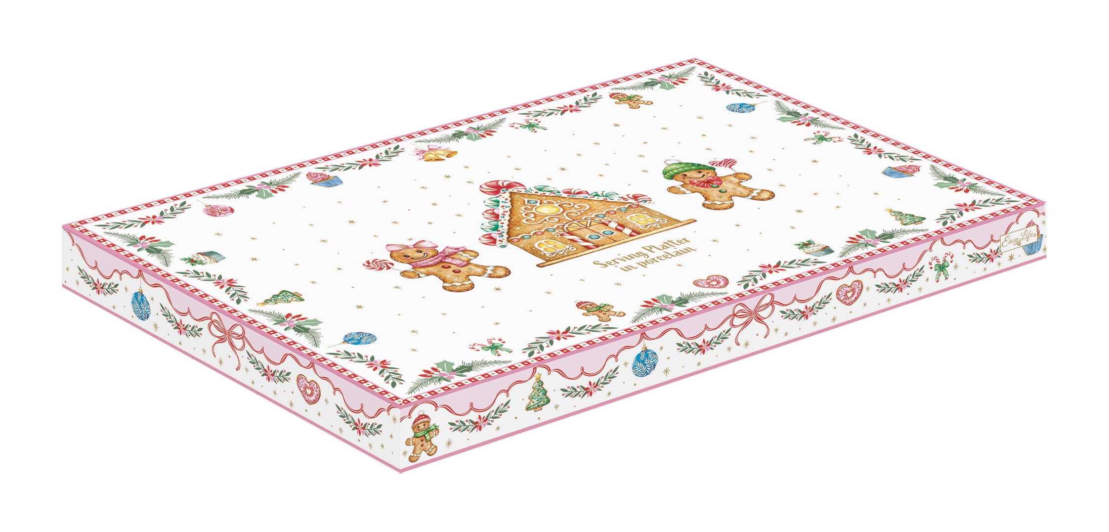 Vassoio In Color Box - 35x23 cm / Sweet Christmas