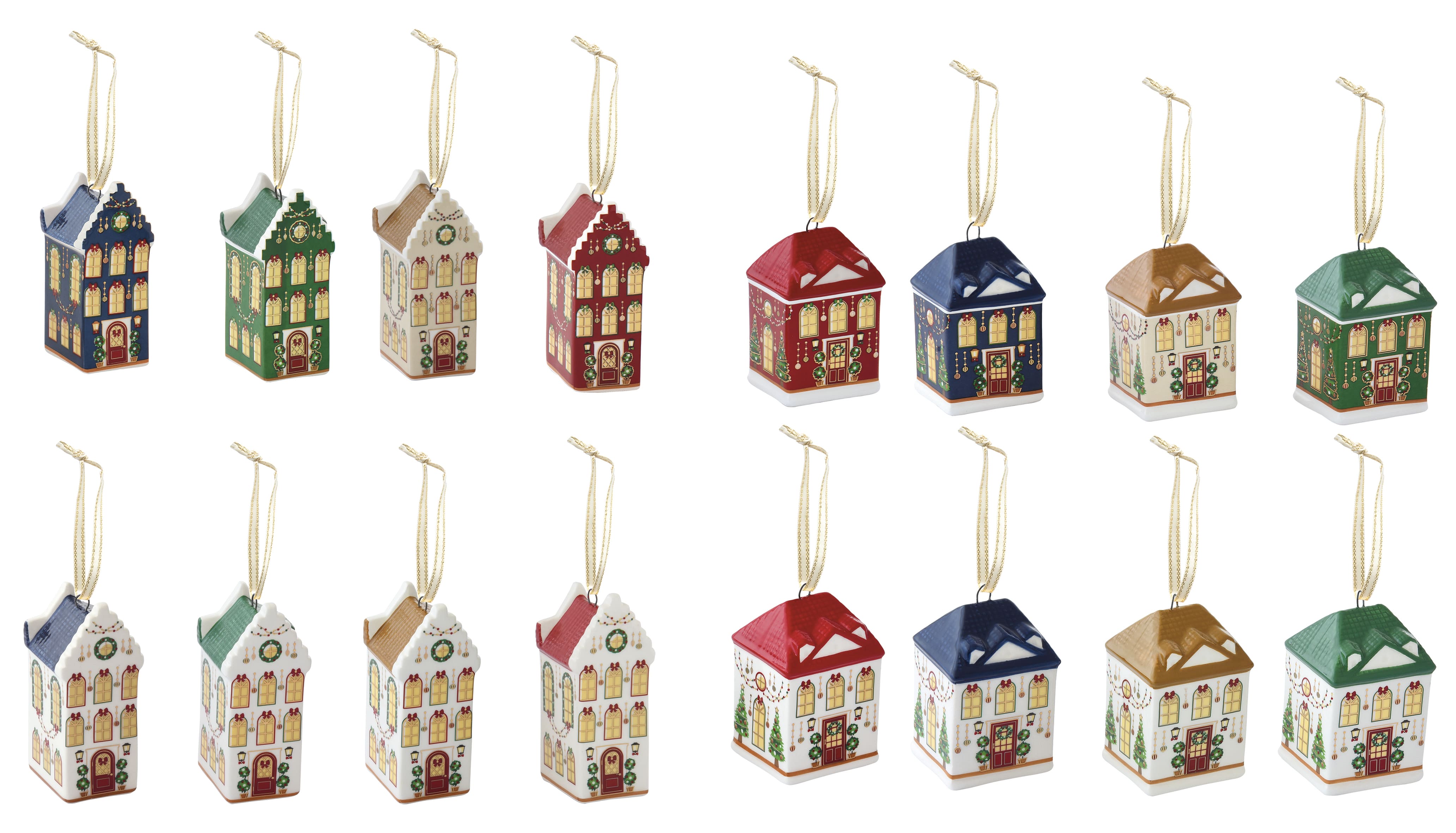 Decorazioni Natalizie in ceramica - scelta casuale / Festive Avenue