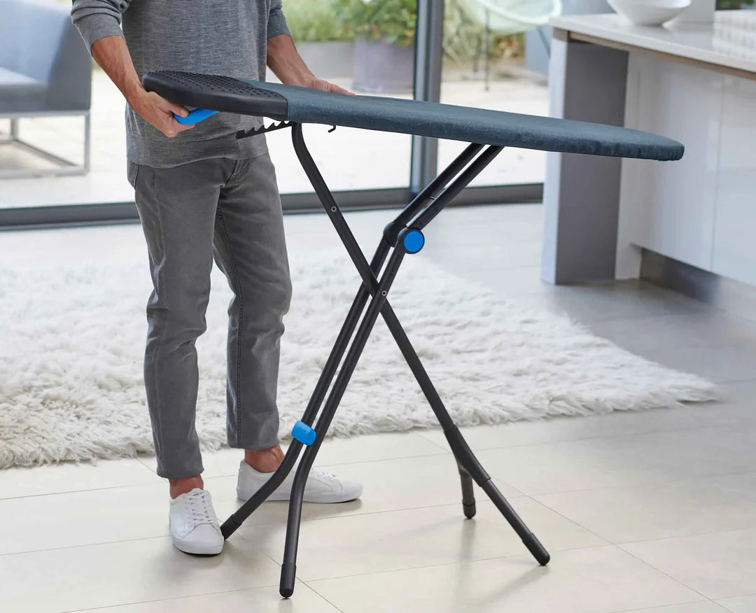 Asse da stiro Glide Plus - 130 cm / con copertura avanzata BLU