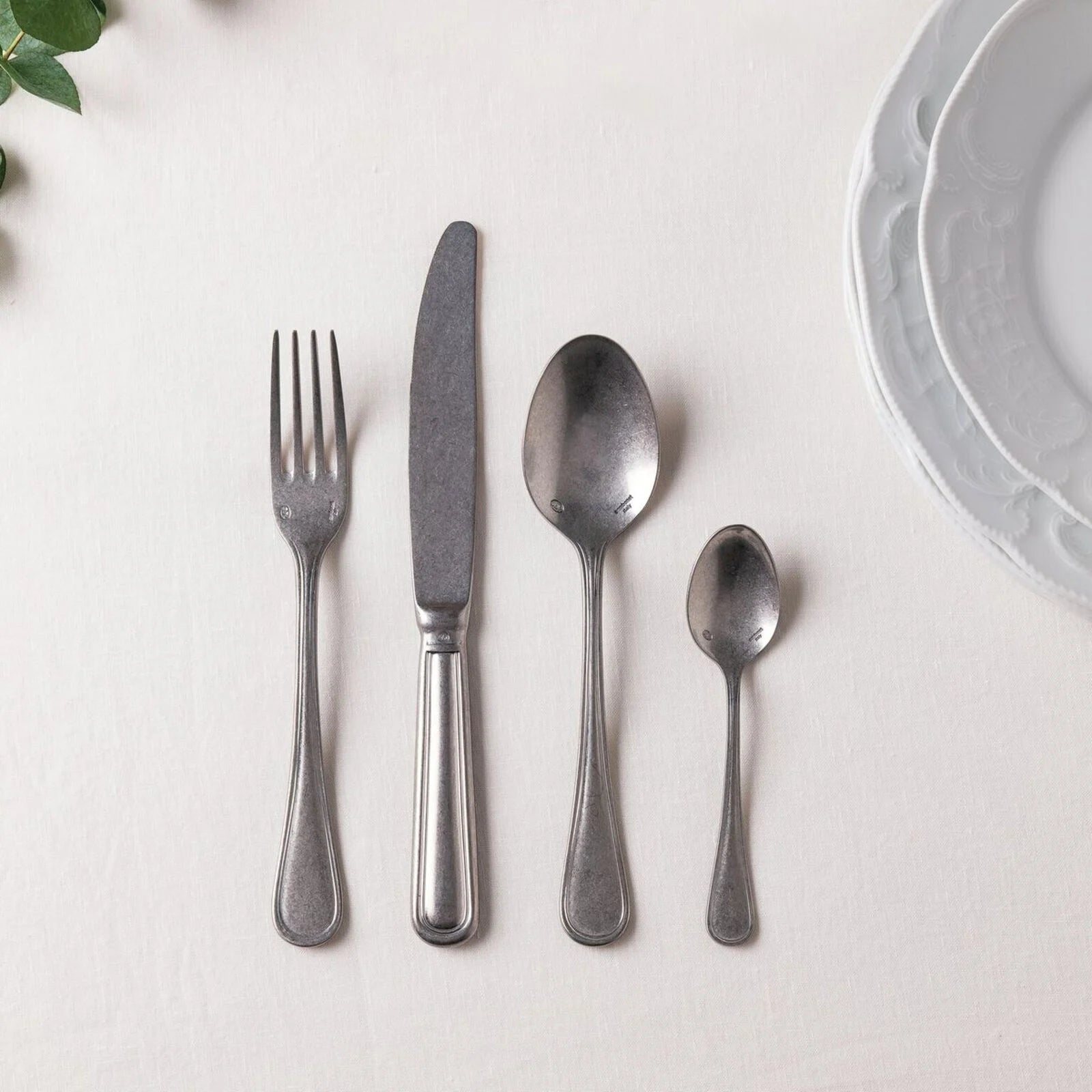 Sambonet - Contour Servizio tavola 24 posate in acciaio inox vintage