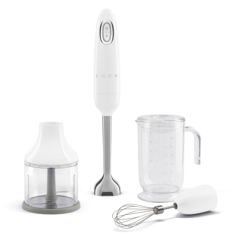 Frullatore a immersione - con accessori inclusi / Bianco